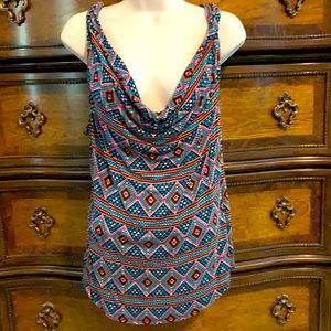 INC International Concepts multi colored tank